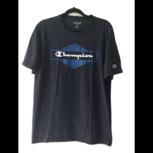 Champion T-Shirt Men’s Size L Color Dark Blue Graphic Tee